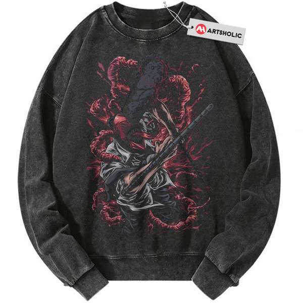 Denji - Chainsaw Devil Sweatshirt, Chainsaw Man Sweatshirt, Anime Sweatshirt, Vintage Sweatshirt