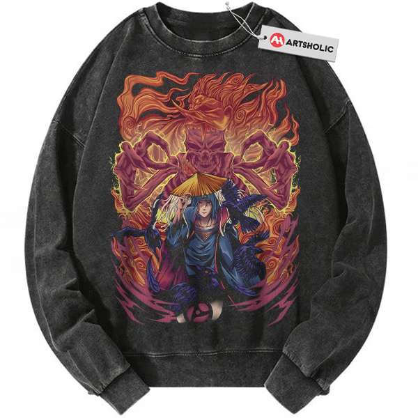 Itachi Uchiha Sweatshirt, Naruto Sweatshirt, Anime Sweatshirt, Vintage Sweatshirt