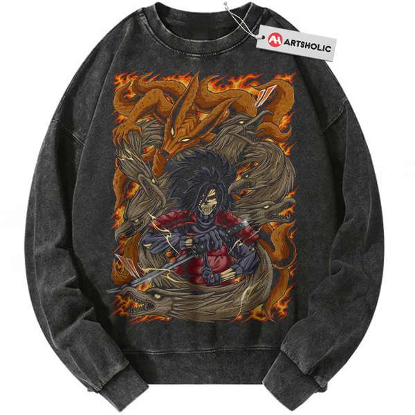 Madara Uchiha Sweatshirt, Naruto Sweatshirt, Anime Sweatshirt, Vintage Sweatshirt