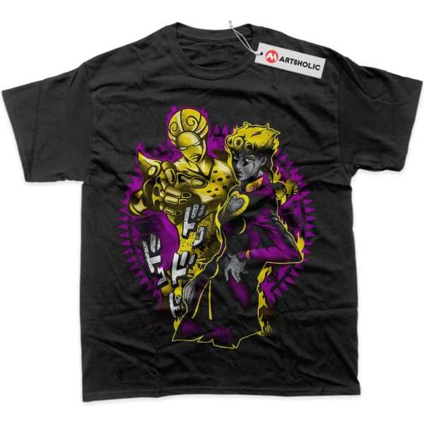 Giorno Giovanna Shirt, JoJo's Bizarre Adventure Shirt, Anime Shirt, Graphic Tee