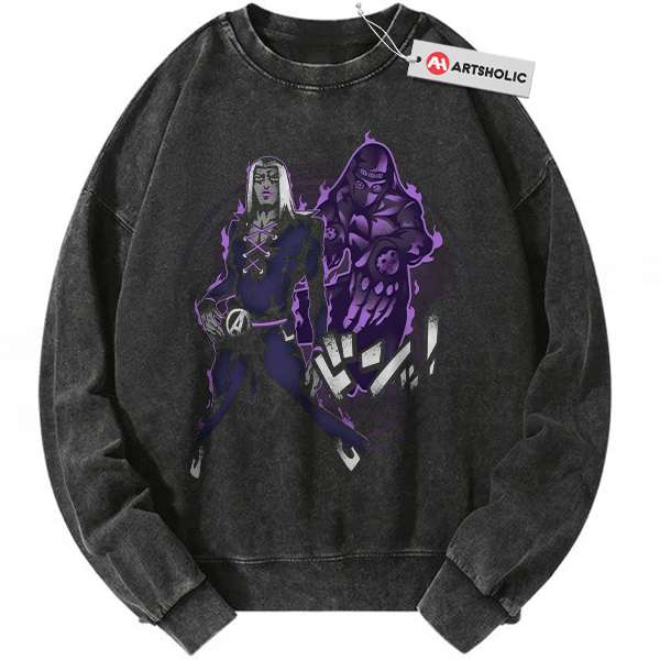 Leone Abbacchio Sweatshirt, JoJo's Bizarre Adventure Sweatshirt, Anime Sweatshirt, Vintage Sweatshirt