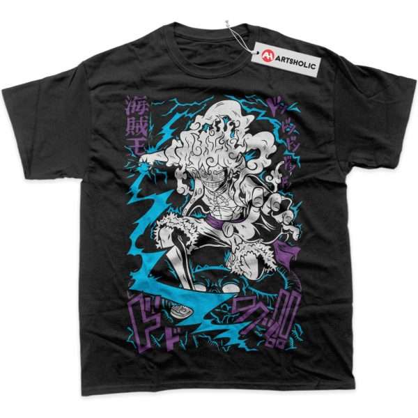 Sun God Nika - Monkey D Luffy Shirt, One Piece Shirt, Anime Shirt, Graphic T-Shirt