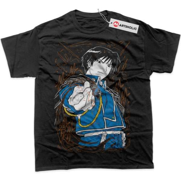 Roy Mustang Shirt, Fullmetal Alchemist Shirt, Anime Shirt, Graphic T-Shirt