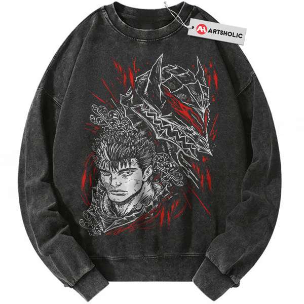 Guts Sweatshirt, Berserk Sweatshirt, Anime Sweatshirt, Vintage Sweatshirt