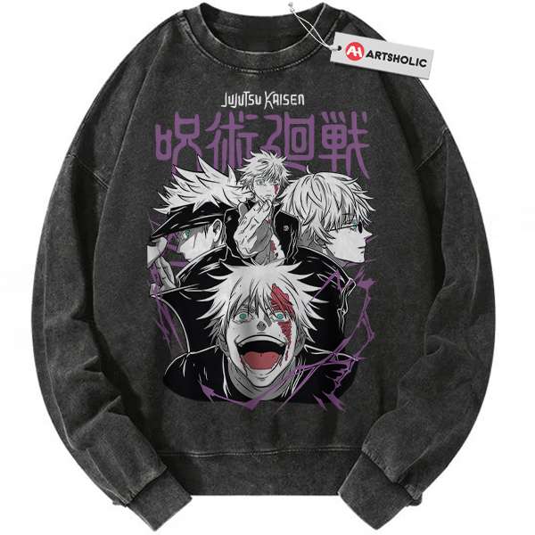 Satoru Gojo Sweatshirt, Jujutsu Kaisen Sweatshirt, Anime Sweatshirt, Vintage Sweatshirt