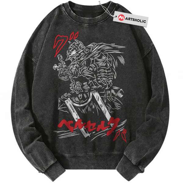 Guts Sweatshirt, Berserk Sweatshirt, Anime Sweatshirt, Vintage Sweatshirt