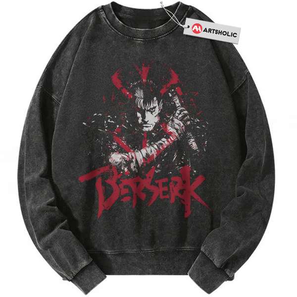 Guts Sweatshirt, Berserk Sweatshirt, Anime Sweatshirt, Vintage Sweatshirt
