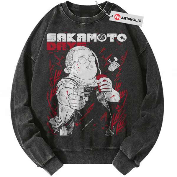 Taro Sakamoto Sweatshirt, Sakamoto Days Sweatshirt, Anime Sweatshirt, Vintage Sweatshirt