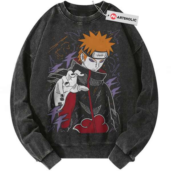Pain - Nagato Uzumaki Sweatshirt, Naruto Sweatshirt, Anime Sweatshirt, Vintage Sweatshirt