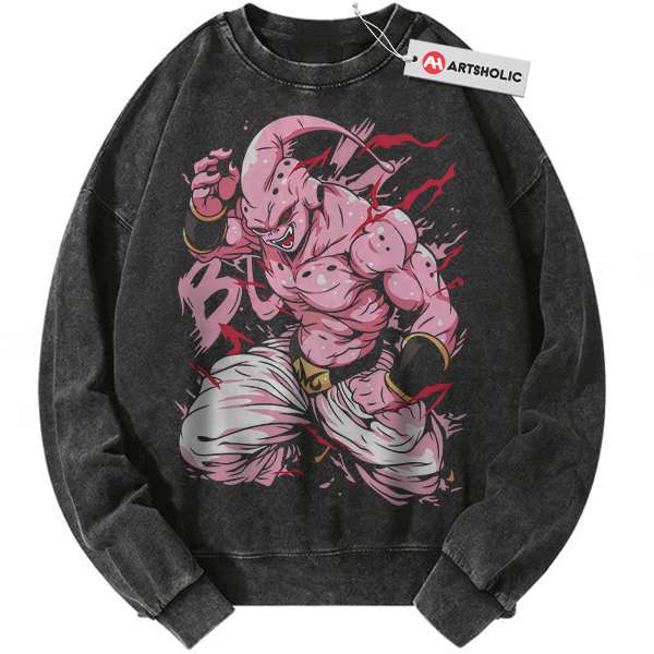 Majin Buu Sweatshirt, Dragon Ball Sweatshirt, Anime Sweatshirt, Vintage Sweatshirt