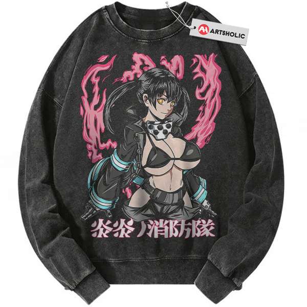 Tamaki Kotatsu Sweatshirt, Fire Force Sweatshirt, Anime Sweatshirt, Vintage Sweatshirt