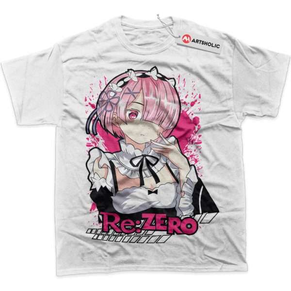 Ram Shirt, Re:Zero Shirt, Anime Shirt, Graphic Tee