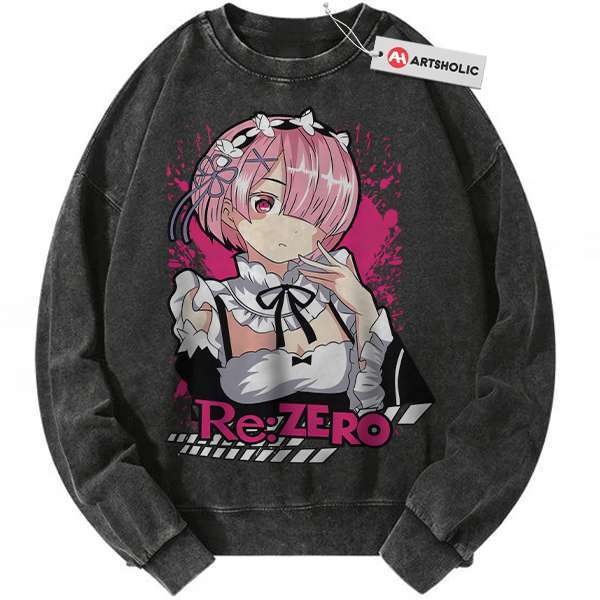 Ram Sweatshirt, Re:Zero Sweatshirt, Anime Sweatshirt, Vintage Sweatshirt