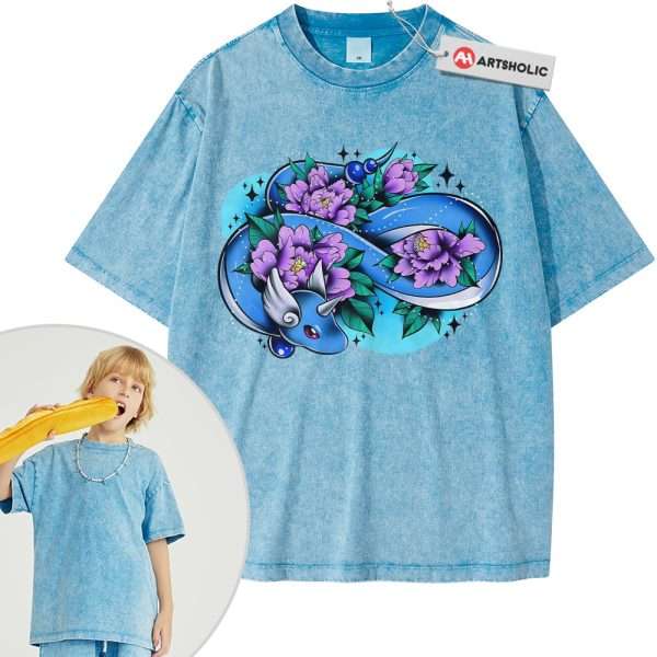 Dragonair Shirt For Kids, Pokemon Shirt For Kids, Anime Shirt For Kids, Vintage T-Shirt For Kids