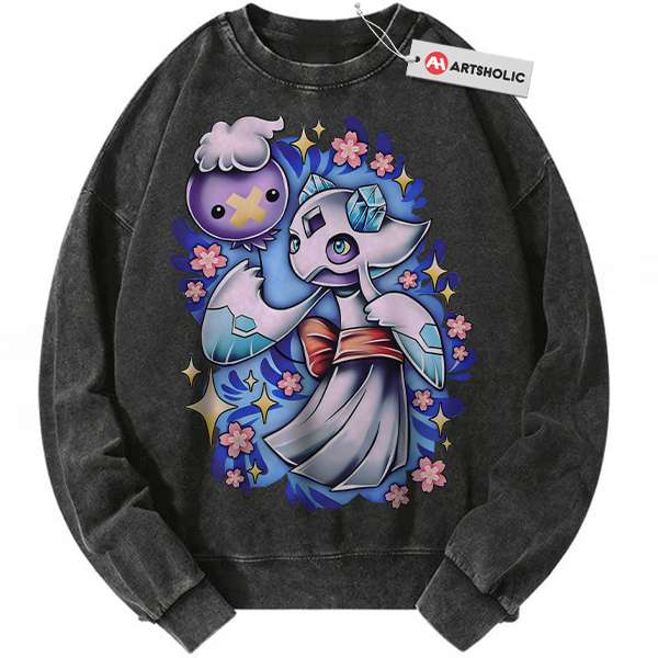 Drifloon and Froslass Sweatshirt, Pokemon Sweatshirt, Anime Sweatshirt, Vintage Sweatshirt