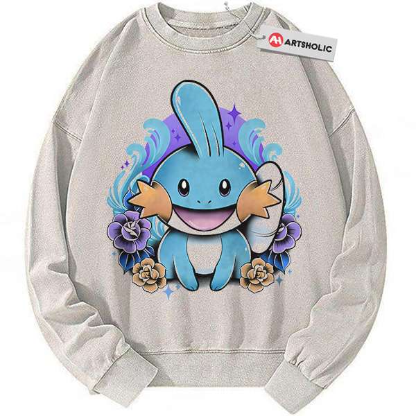 Mudkip Sweatshirt, Pokemon Sweatshirt, Anime Sweatshirt, Vintage Sweatshirt
