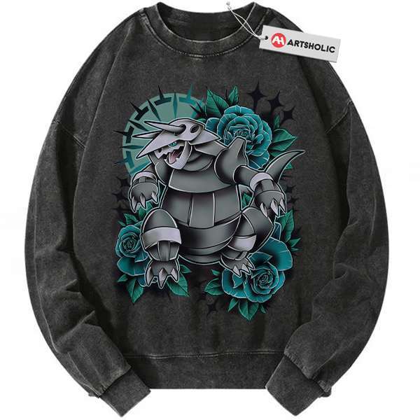 Aggron Sweatshirt, Pokemon Sweatshirt, Anime Sweatshirt, Vintage Sweatshirt
