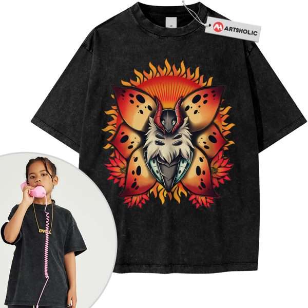 Volcarona Shirt For Kids, Pokemon Shirt For Kids, Anime Shirt For Kids, Vintage T-Shirt For Kids