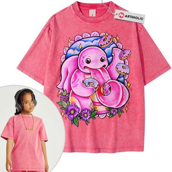 Lickitung Shirt For Kids, Pokemon Shirt For Kids, Anime Shirt For Kids, Vintage T-Shirt For Kids