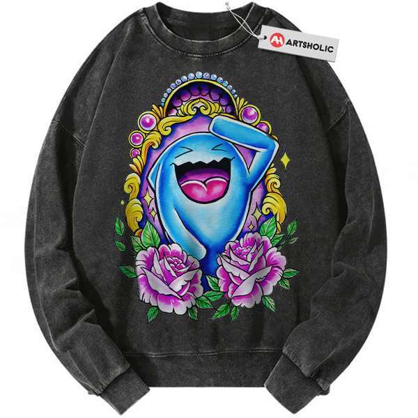 Wobbuffet Sweatshirt, Pokemon Sweatshirt, Anime Sweatshirt, Vintage Sweatshirt