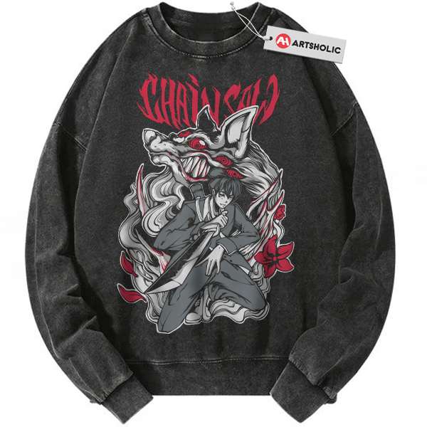 Aki Hayakawa Sweatshirt, Chainsaw Man Sweatshirt, Anime Sweatshirt, Vintage Sweatshirt