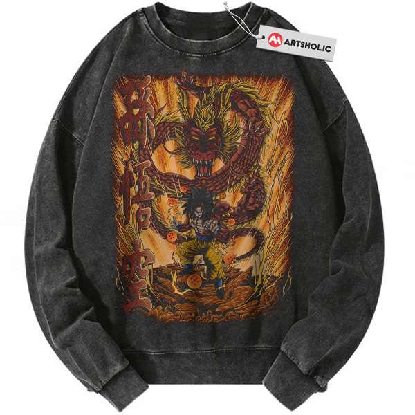 Son Goku JJ4 Sweatshirt, Dragon Ball Sweatshirt, Anime Sweatshirt, Vintage Sweatshirt