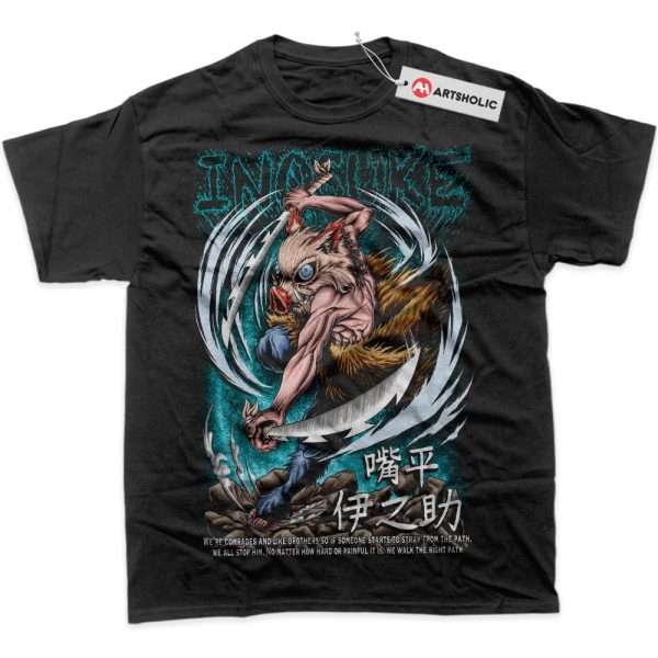 Inosuke Hashibira Shirt, Demon Slayer Shirt, Anime Shirt, Graphic T-Shirt