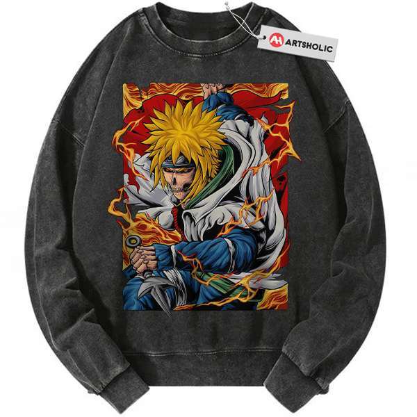 Skull Minato Namikaze Sweatshirt, Naruto Sweatshirt, Anime Sweatshirt, Vintage Sweatshirt