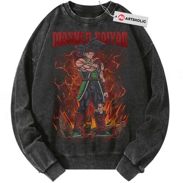 Bardock Sweatshirt, Dragon Ball Sweatshirt, Anime Sweatshirt, Vintage Sweatshirt