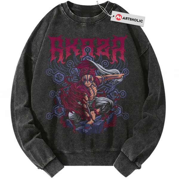 Akaza Sweatshirt, Demon Slayer Sweatshirt, Anime Sweatshirt, Vintage Sweatshirt