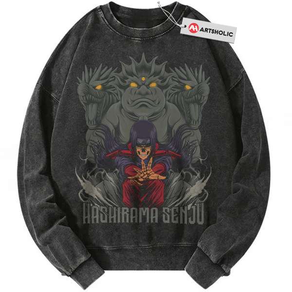Skeleton Hashirama Senju Sweatshirt, Naruto Sweatshirt, Anime Sweatshirt, Vintage Sweatshirt