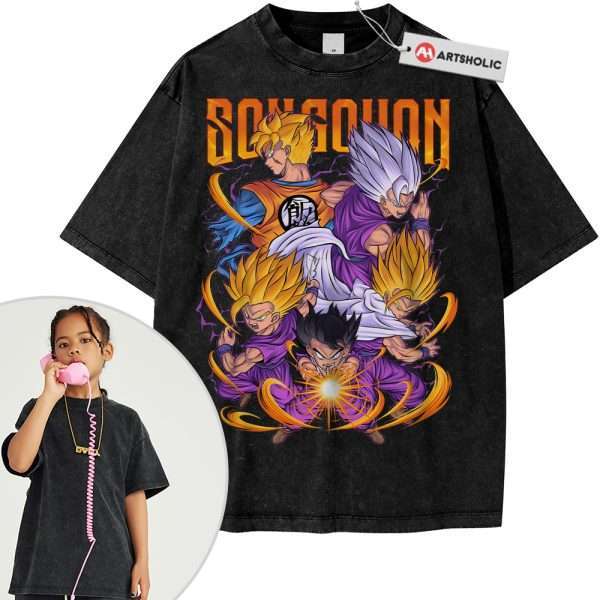 Son Gohan Shirt For Kids, Dragon Ball Shirt For Kids, DBZ Shirt For Kids, Anime Shirt For Kids, Vintage Tee For Kids