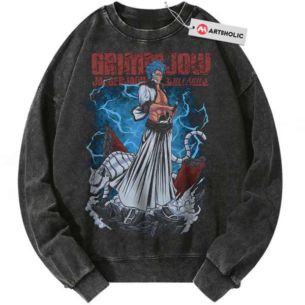 Grimmjow Jaegerjaquez Sweatshirt, Bleach Sweatshirt, Anime Sweatshirt, Vintage Sweatshirt