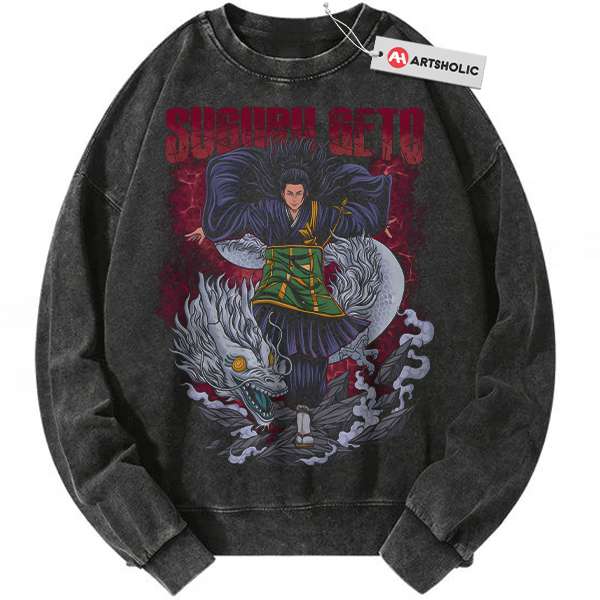 Suguru Geto Sweatshirt, Jujutsu Kaisen Sweatshirt, Anime Sweatshirt, Vintage Sweatshirt