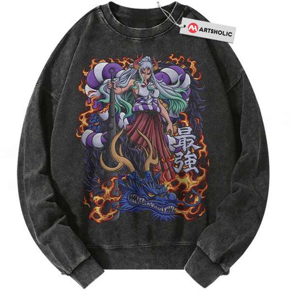 Yamato vs Kaido Sweatshirt, One Piece Sweatshirt, Anime Sweatshirt, Vintage Sweatshirt
