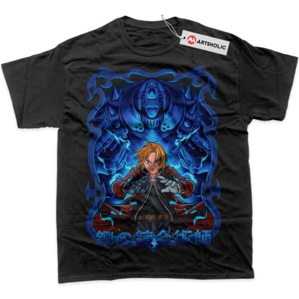 Alphonse vs Edward Elric Shirt, Fullmetal Alchemist Shirt, Anime Shirt, Graphic T-Shirt
