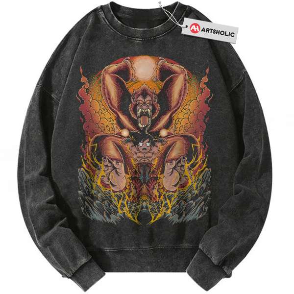 Son Goku Sweatshirt, Dragon Ball Sweatshirt, Anime Sweatshirt, Vintage Sweatshirt