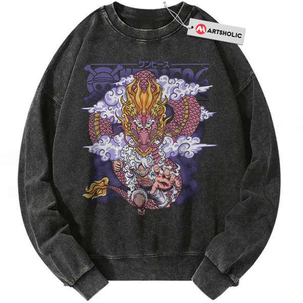 Momonosuke vs Luffy Sweatshirt, One Piece Sweatshirt, Anime Sweatshirt, Vintage Sweatshirt