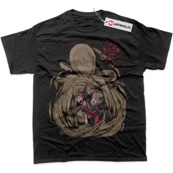 Gaara Shirt, Naruto Shirt, Anime Shirt, Graphic T-Shirt