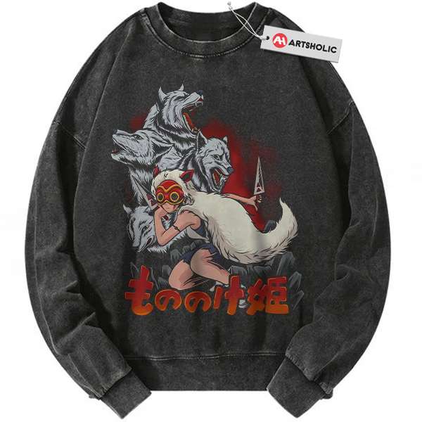 San Sweatshirt, Princess Mononoke Sweatshirt, Studio Ghibli Sweatshirt, Anime Sweatshirt, Vintage Sweatshirt