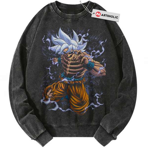 Skeleton Ultra Instinct Son Goku Sweatshirt, Dragon Ball Sweatshirt, DBZ Sweatshirt, Anime Sweatshirt, Vintage Sweatshirt