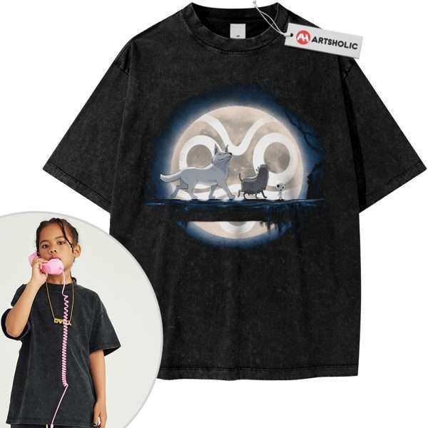 Princess Mononoke Shirt For Kids, Studio Ghibli Shirt For Kids, Anime Shirt For Kids, Vintage T-Shirt For Kids