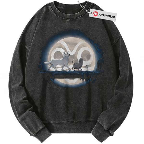 Princess Mononoke Sweatshirt, Studio Ghibli Sweatshirt, Anime Sweatshirt, Vintage Sweatshirt