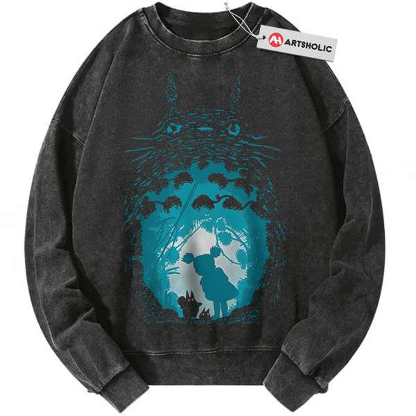 My Neighbor Totoro Sweatshirt, Studio Ghibli Sweatshirt, Anime Sweatshirt, Vintage Sweatshirt