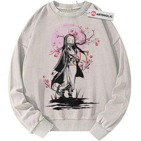 Nezuko Kamado Sweatshirt, Demon Slayer Sweatshirt, Anime Sweatshirt, Vintage Sweatshirt
