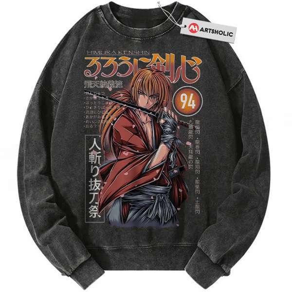 Himura Kenshin Sweatshirt, Rurouni Kenshin Sweatshirt, Anime Sweatshirt, Vintage Sweatshirt