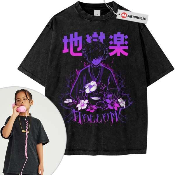 Gabimaru Shirt For Kids, Hell’s Paradise Shirt For Kids, Anime Shirt For Kids, Vintage T-Shirt For Kids