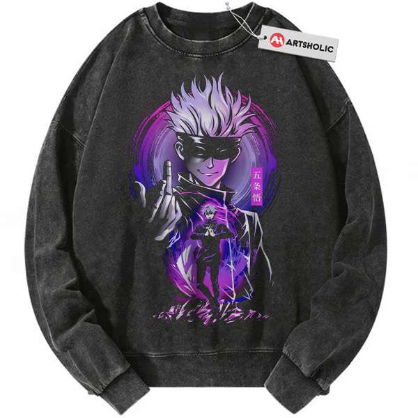 Satoru Gojo Sweatshirt, Jujutsu Kaisen Sweatshirt, Anime Sweatshirt, Vintage Sweatshirt