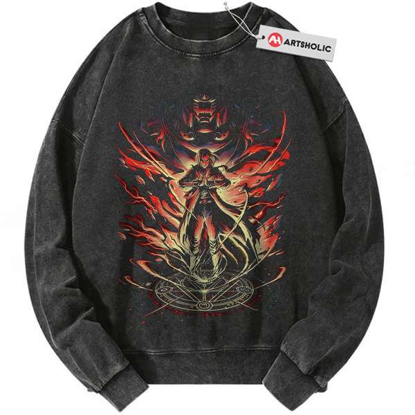 Alphonse vs Edward Elric Sweatshirt, Fullmetal Alchemist Sweatshirt, Anime Sweatshirt, Vintage Sweatshirt