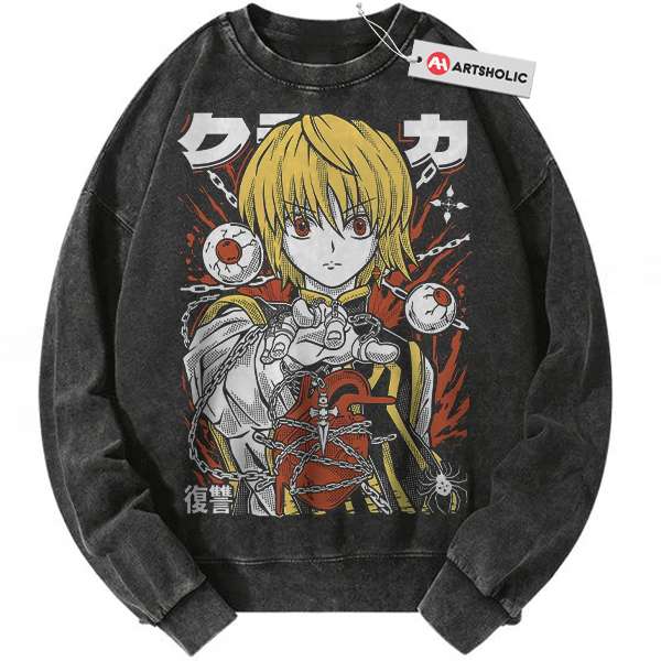 Kurapika Sweatshirt, Hunter x Hunter Sweatshirt, HxH Sweatshirt, Anime Sweatshirt, Vintage Sweatshirt